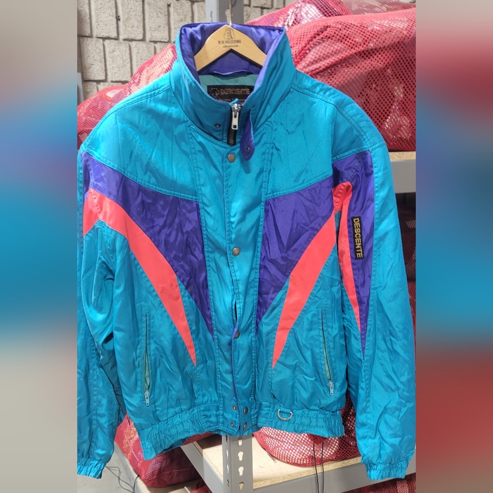 DESCENTE Ski Jacket, 90s Mens Ski Jacket, Japanese Brand Skiing Jacket, XL